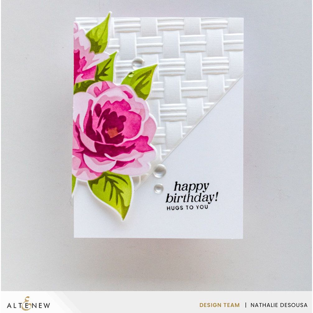 Altenew Crystal Clear Enamel Dots alt8773 hugs to you