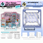 Art Impressions Bakery and Template Matchbook Stamps and Dies Bundle
