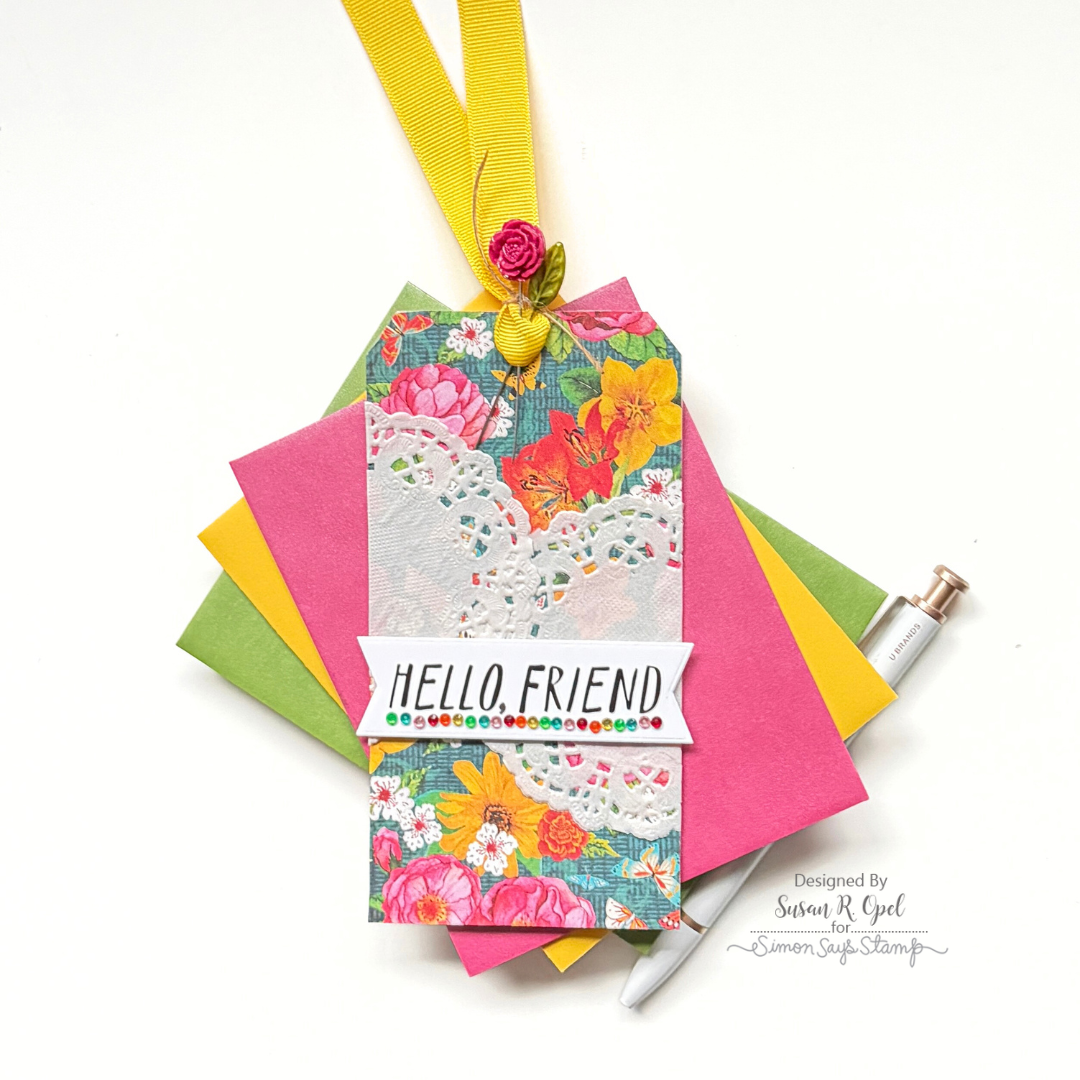 Simon Says Stamp XL EZ Strips Banners Wafer Dies 1600sdc Friend Tag | color-code:ALT06