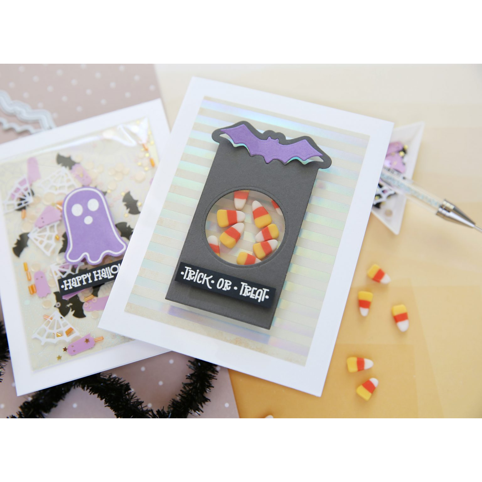 Simon Says Stamp Bat Tag Wafer Die sssd112921 Halloween Card | color-code:ALT02