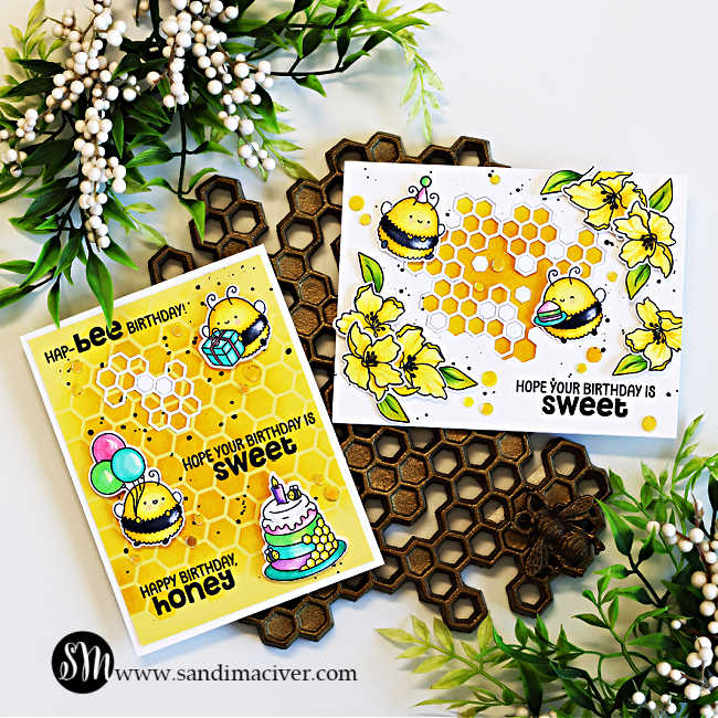 Simon Says Stamps and Dies Happy Bee Day set978hb Birthday Cards | color-code:ALT06