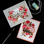 Simon Says Stamp Fantasy Bouquet Wafer Dies s1013 Happy Camper Thank You Cards | color-code:ALT09