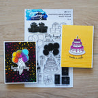 Ranger Simon Hurley Birthday Party Clear Stamps hur85980 bday cards