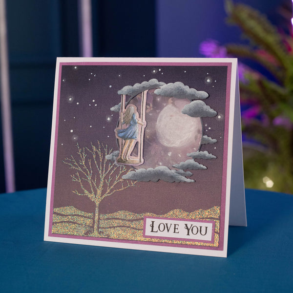 Crafter's Companion Full Moon Die sd-bl-md-fumo Full Moon Love You Card