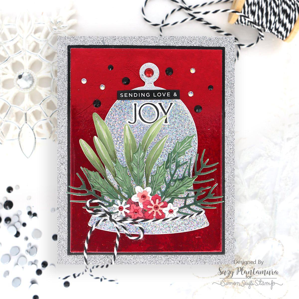 Simon Says Stamp Black and White Bakers Twine st0158 Sweet Wishes Christmas Card | color-code:ALT02
