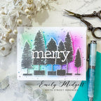 Simon Says Stamp Bottle Brush Trees Wafer Dies sss455 Christmas Card | color-code:ALT02