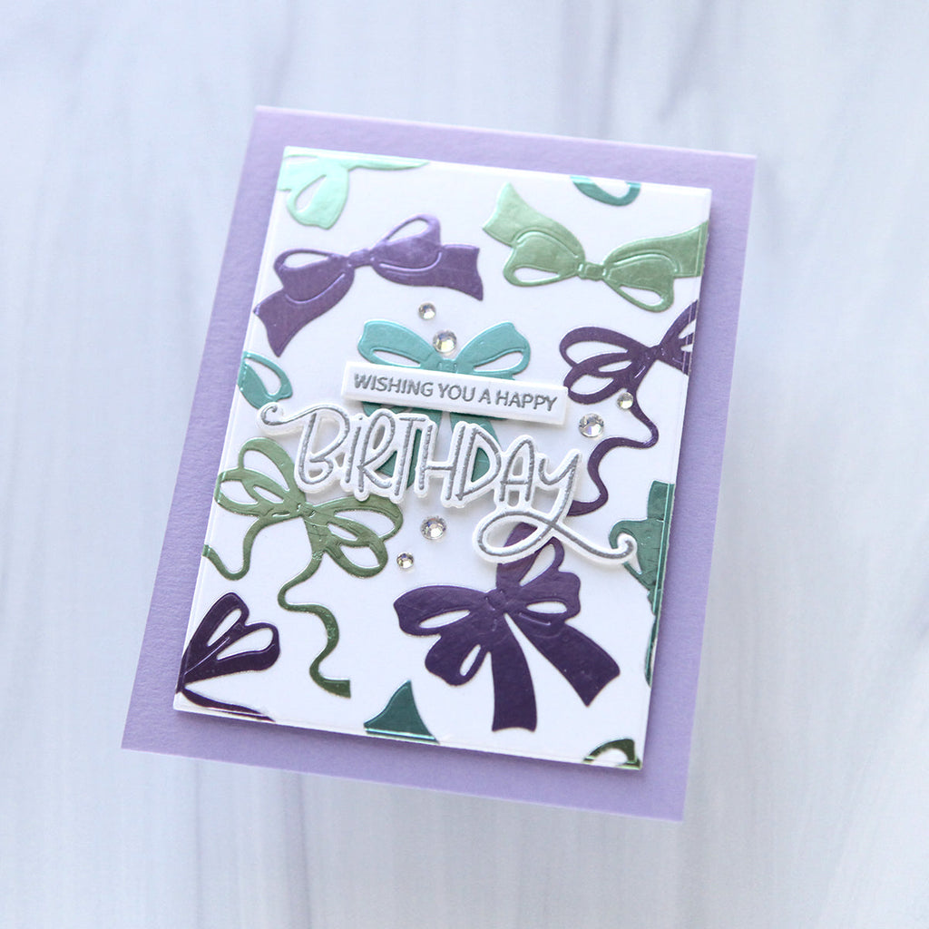 Simon Says Stamp Pretty Bows Wafer Dies 1238sd Birthday Card | color-code:ALT04