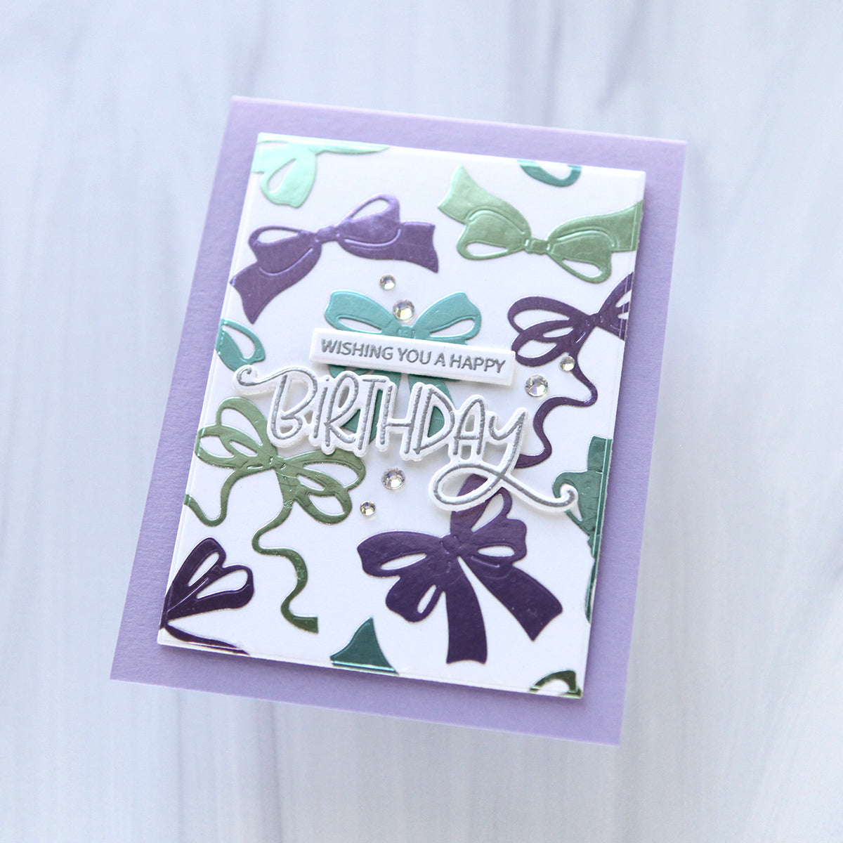 Simon Says Stamp Pretty Bows Wafer Dies 1238sd Birthday Card | color-code:ALT04