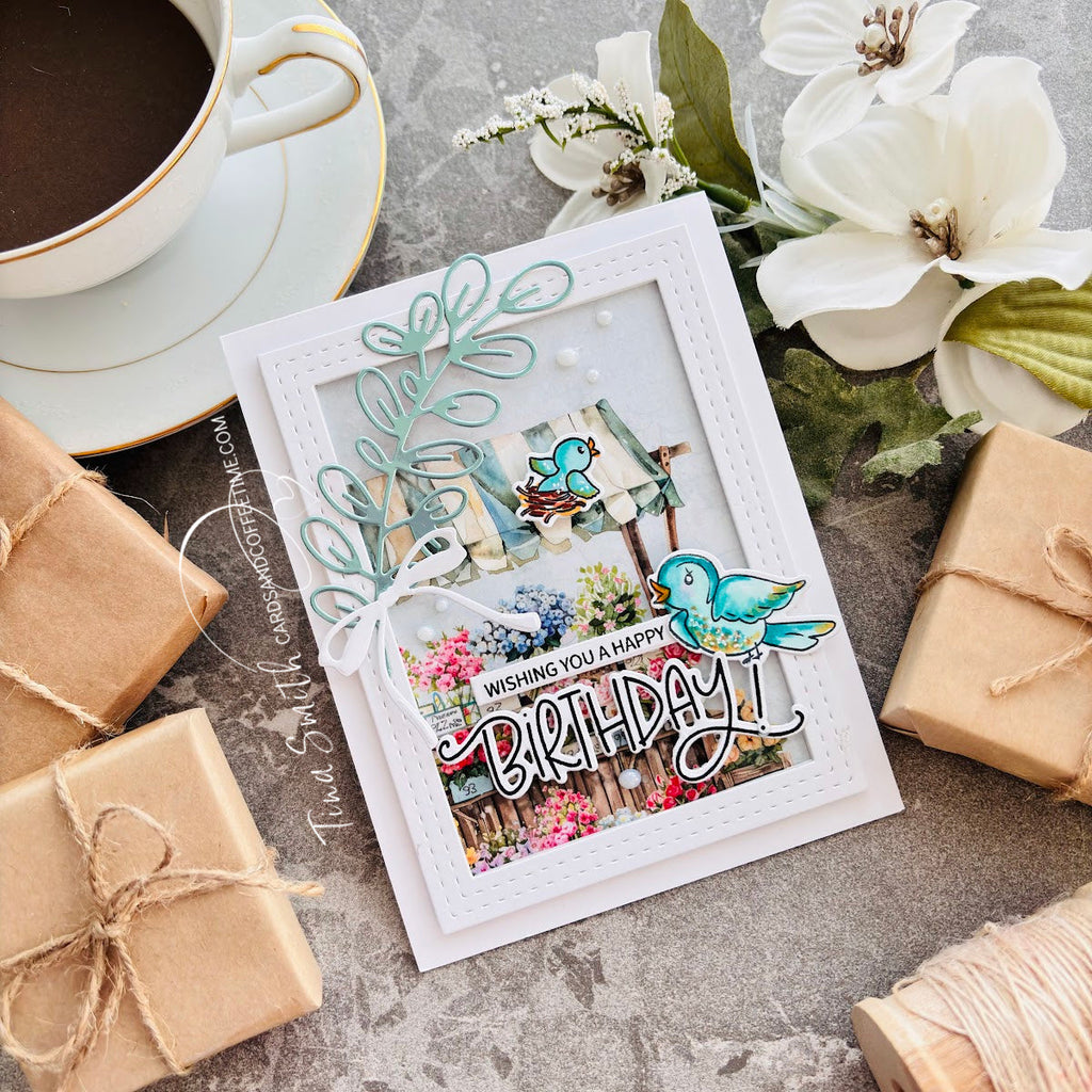 Simon Says Stamp Pretty Bows Wafer Dies 1238sd Birthday Card | color-code:ALT07