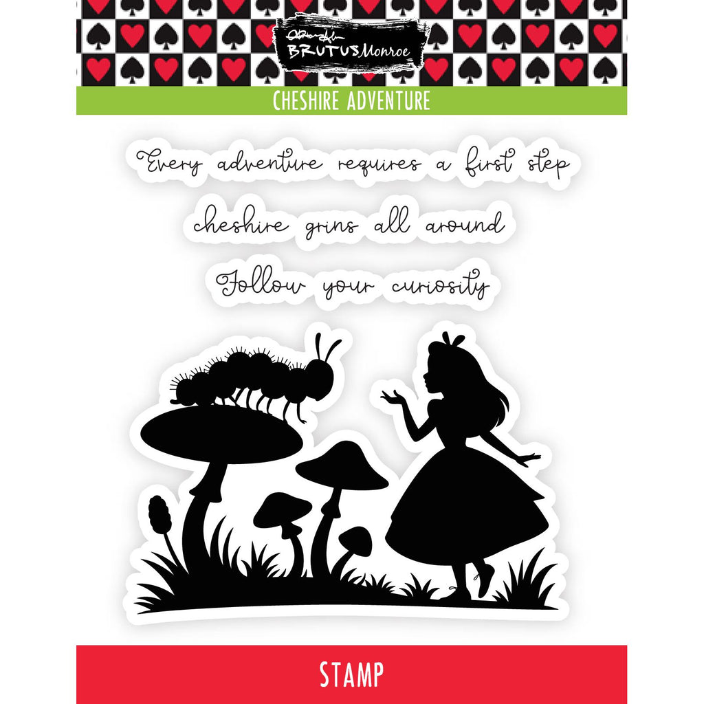 Brutus Monroe Cheshire Adventure Clear Stamp Set bru0792