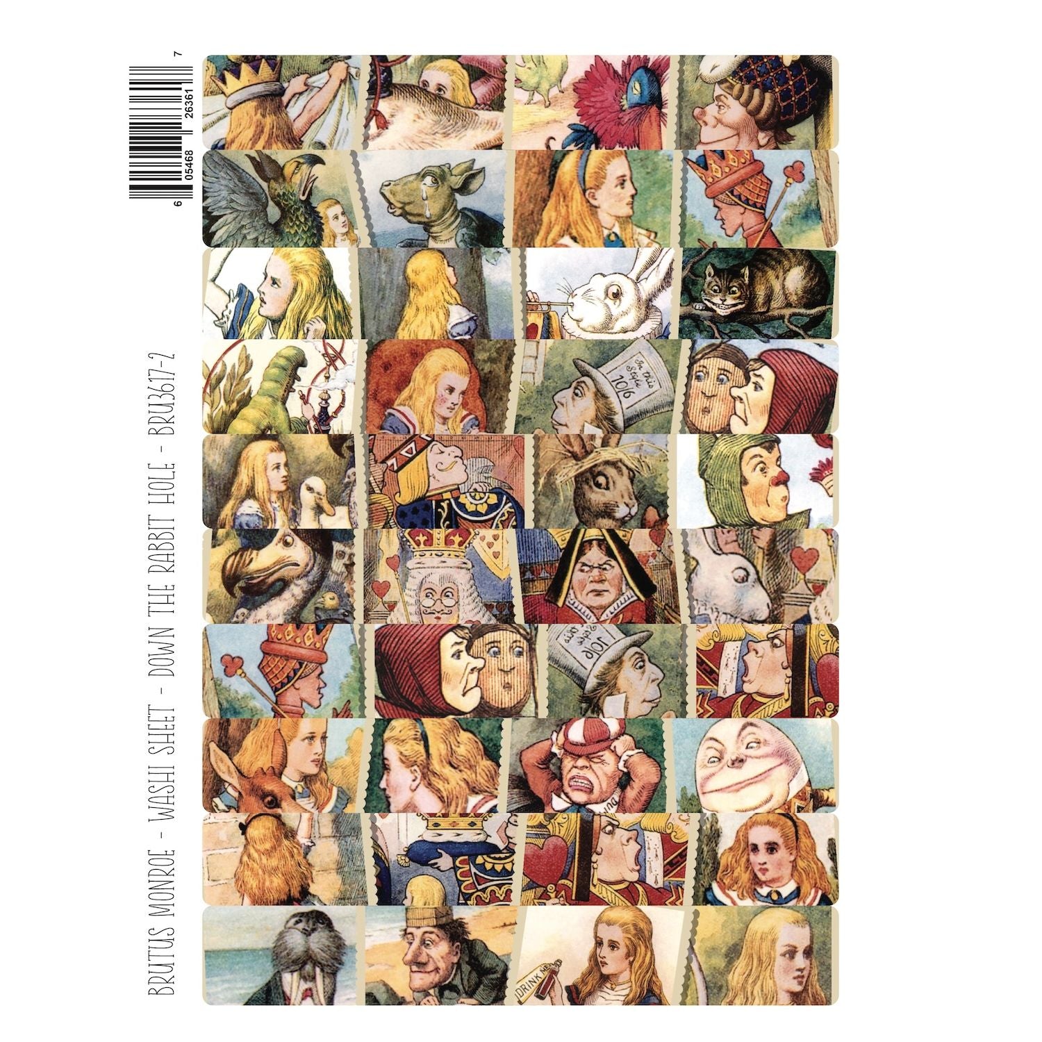 Brutus Monroe Down the Rabbit Hole Washi Sheets bru3617-2