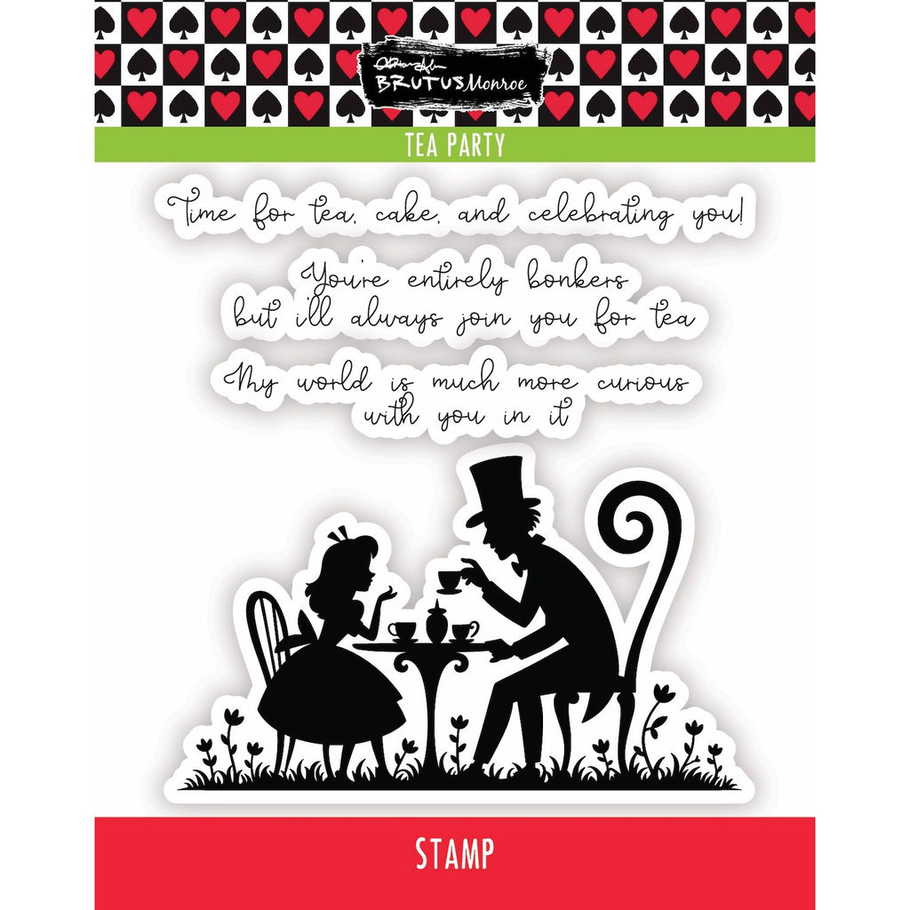 Brutus Monroe Tea Party Clear Stamp Set bru5683
