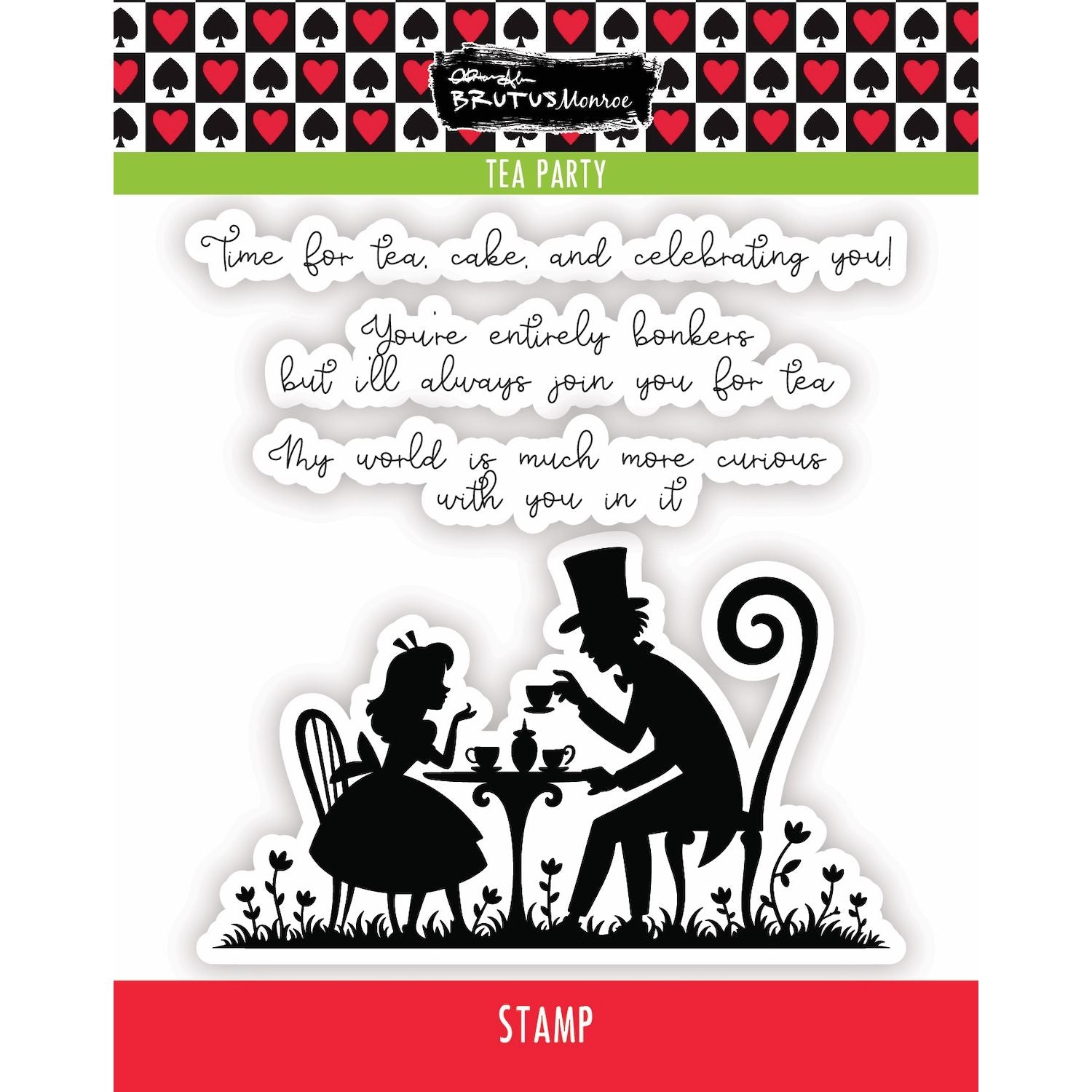 Brutus Monroe Tea Party Clear Stamp Set bru5683