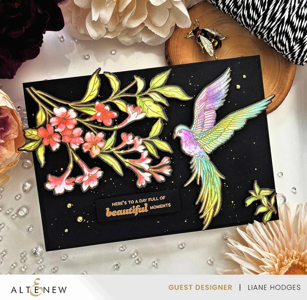 Altenew Build-A-Garden Exotic Tuberoses and Add-on Die Set beautiful
