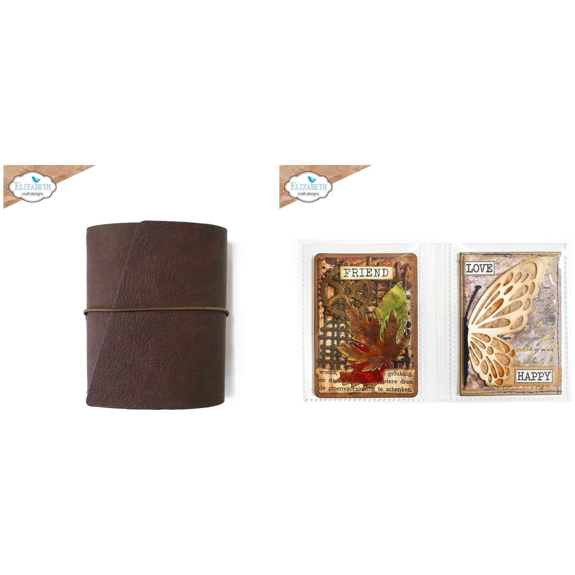 Elizabeth Craft Designs ATC Art Journal and Sleeves Bundle