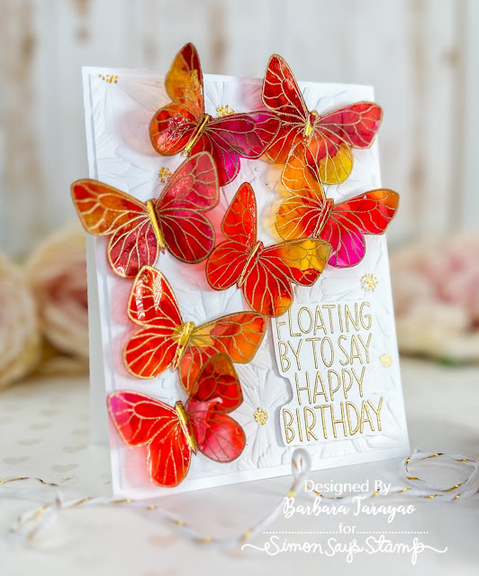 Simon Says Stamp! Simon Says Clear Stamps BUTTERFLY DREAMS sss202502c Birthday Card | color-code:ALT01