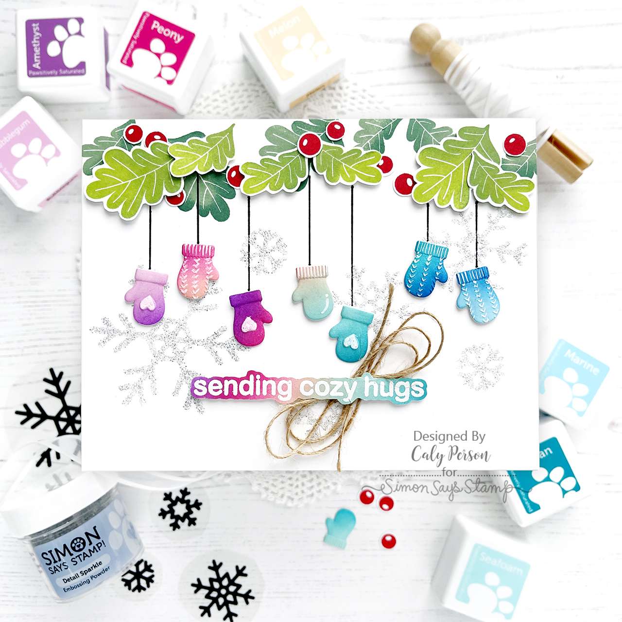 CZ Design Warmest Wishes Wafer Dies czd256c Winter Card | color-code:ALT06