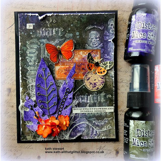Tim Holtz Sizzix Artsy Leaves Thinlits Dies 666380 purple leaves | color-code:ALT01