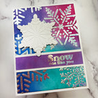 Pink and Main Snowflakes Emboss and Cut Folder pmt071 snow one like you
