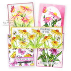 Prismacolor PREMIER COLORED PENCILS 72 Set 3599 One Stamp Five Ways Black Eyed Susans Cards | color-code:ALT11