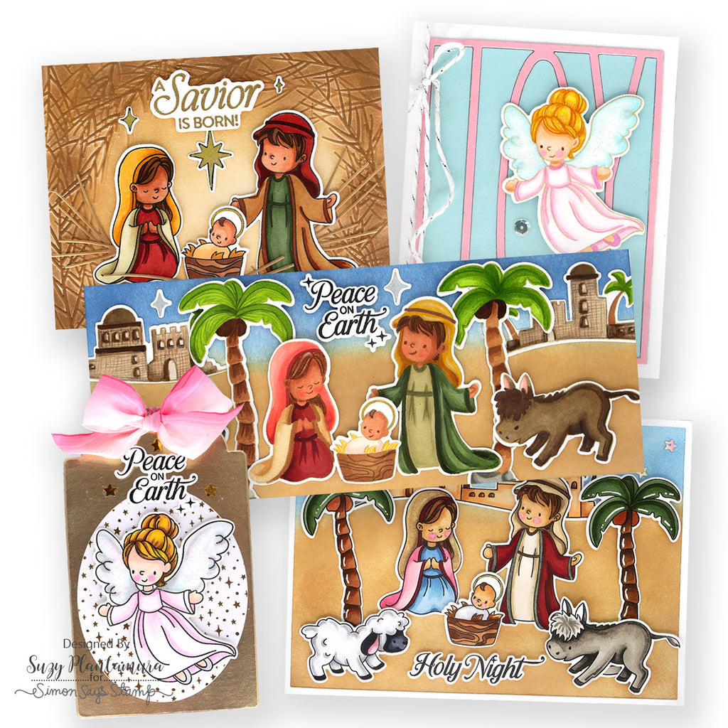 Simon Says Clear Stamps Holy Night 2341ssc And Everything Nice Christmas Cards | color-code:ALT05