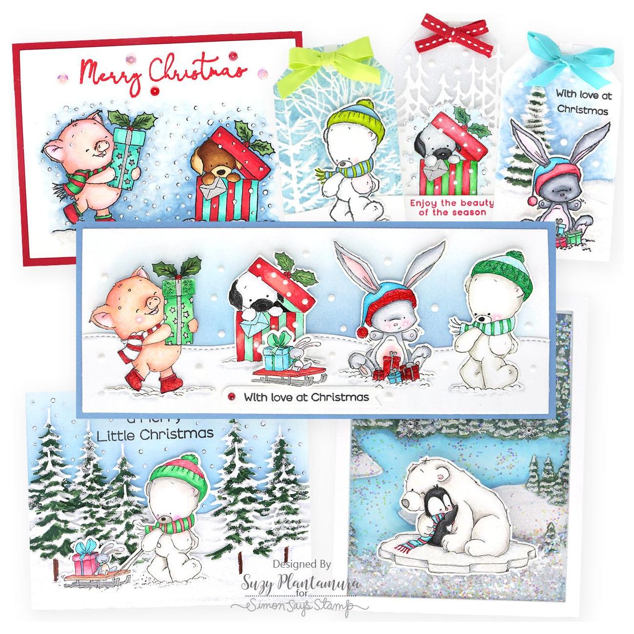 Ranger Stickles CRYSTAL Glitter Glue SGG01782 Wintertime Critters Cards | color-code:ALT01
