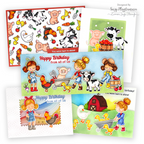 Simon Says Clear Stamps Farm Life 2186ssc Rain or Shine Farm Cards | color-code:ALT05