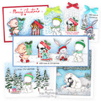 Ranger Stickles FROSTED LACE Glitter Glue SGG20592 Wintertime Critters Cards | color-code:ALT01