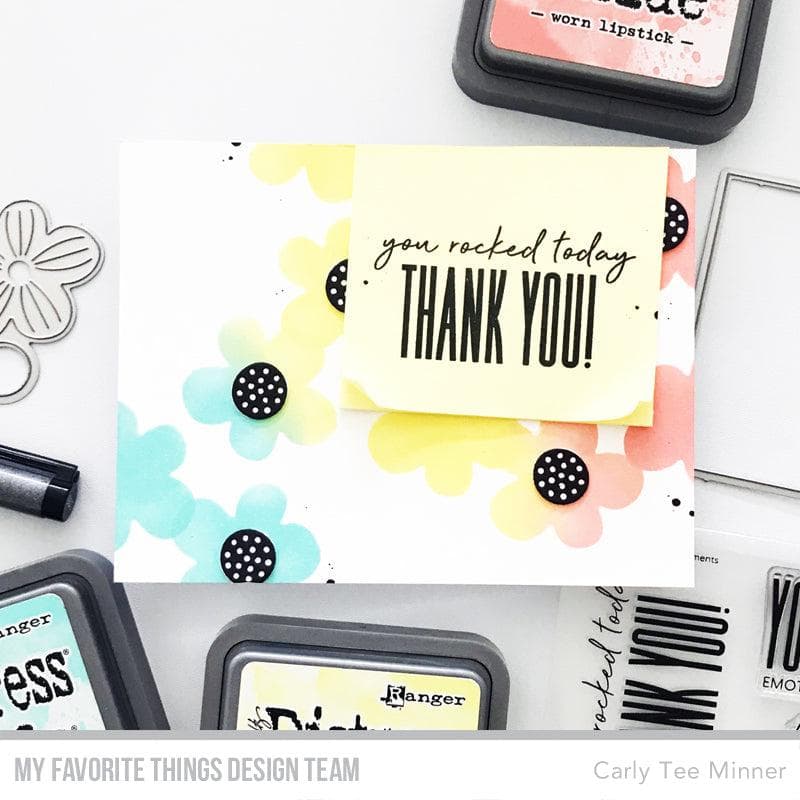 My Favorite Things Sticky Note Dies Die-Namics mft2525 you rocked today | color-code:alt1