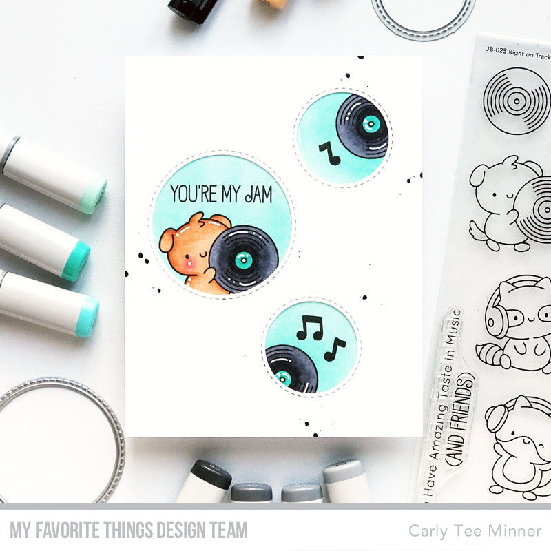 My Favorite Things Right On Track Clear Stamps and Dies You're My Jam | color-code:alt3