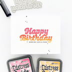 Simon Says Stamp Bubble Script Birthday Wafer Dies 1162sd Birthday Card | color-code:ALT03