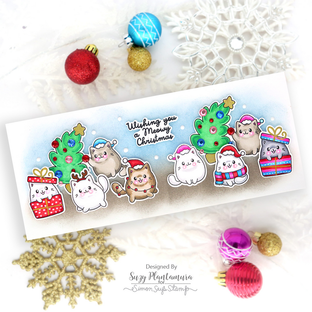 Simon Says Stamp Christmas Cats Dies 1404sdc Sugar and Spice Christmas Card | color-code:ALT01