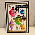 Creative Expressions Bauble Bliss Cut and Lift Die cedpc1236 christmas card