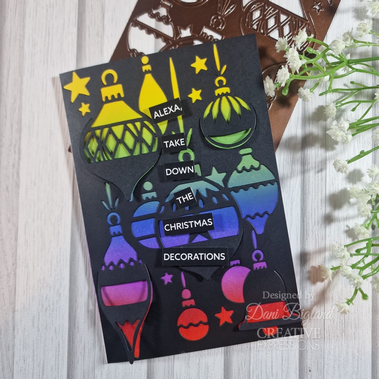 Creative Expressions Bauble Bliss Cut and Lift Die cedpc1236 christmas ornaments card