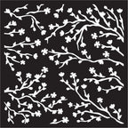 Creative Expressions Blossoming Branch Stencil cest134