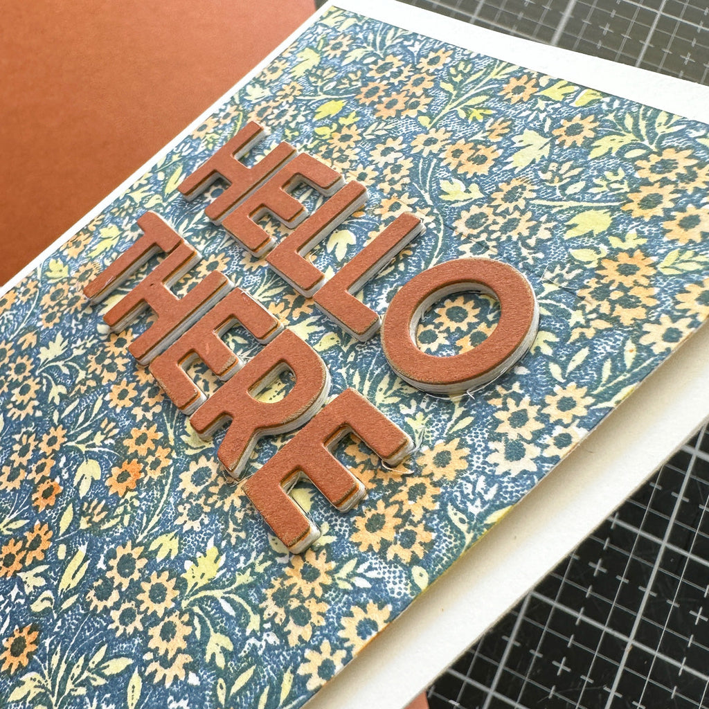 Tim Holtz Cling Rubber Stamps Tiny Prints CMS460 Hello | color-code:ALT01