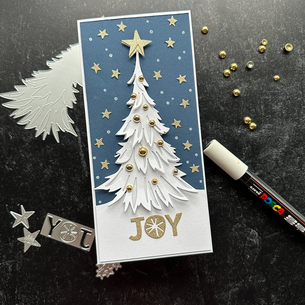 Tim Holtz Sizzix Trim a Tree, Colorize Thinlits Dies 666332 joy | color-code:ALT05