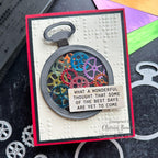 Tim Holtz Distress Collage Medium Matte 2OZ tda73031 Colorful Gears Card | color-code:ALT11