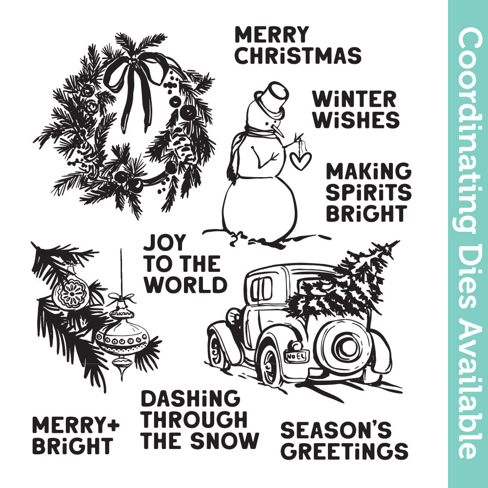 Tim Holtz Cling Rubber Stamps Wonderment cms504