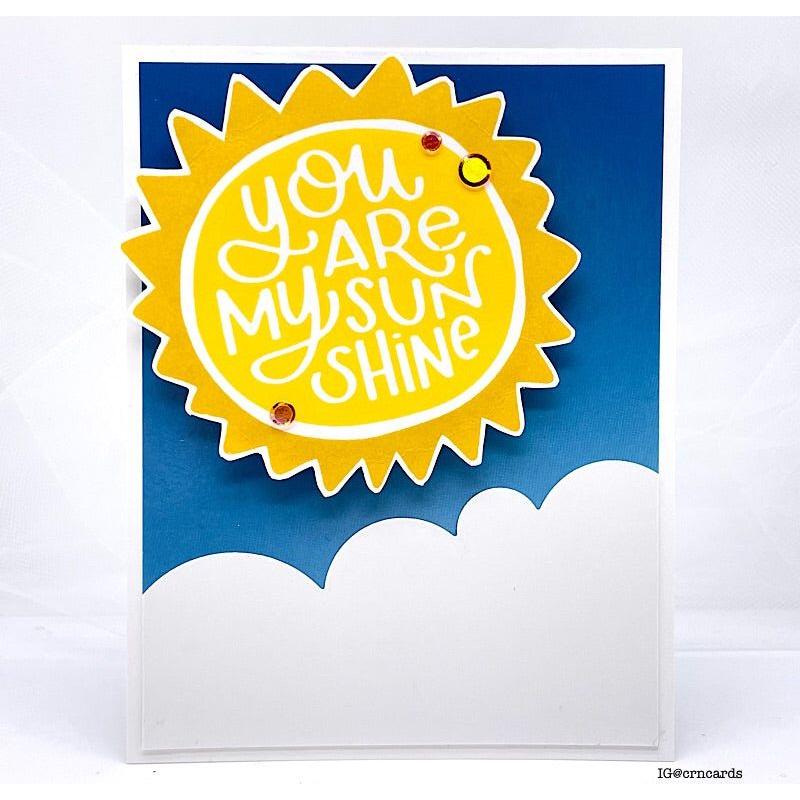 Simon Says Stamp Bold Brights Color Blend Cardstock Assortment ssp1030 Sunny Vibes Sunny Card | color-code:ALT03