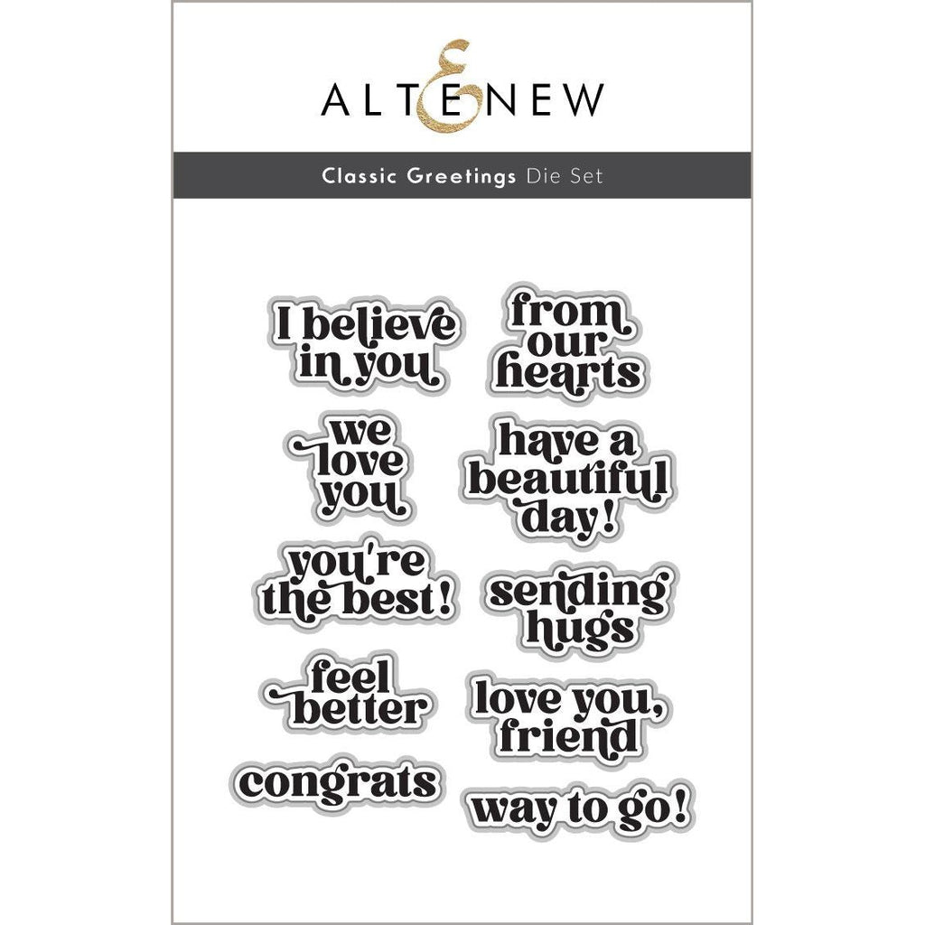 Altenew Classic Greetings Dies alt8471