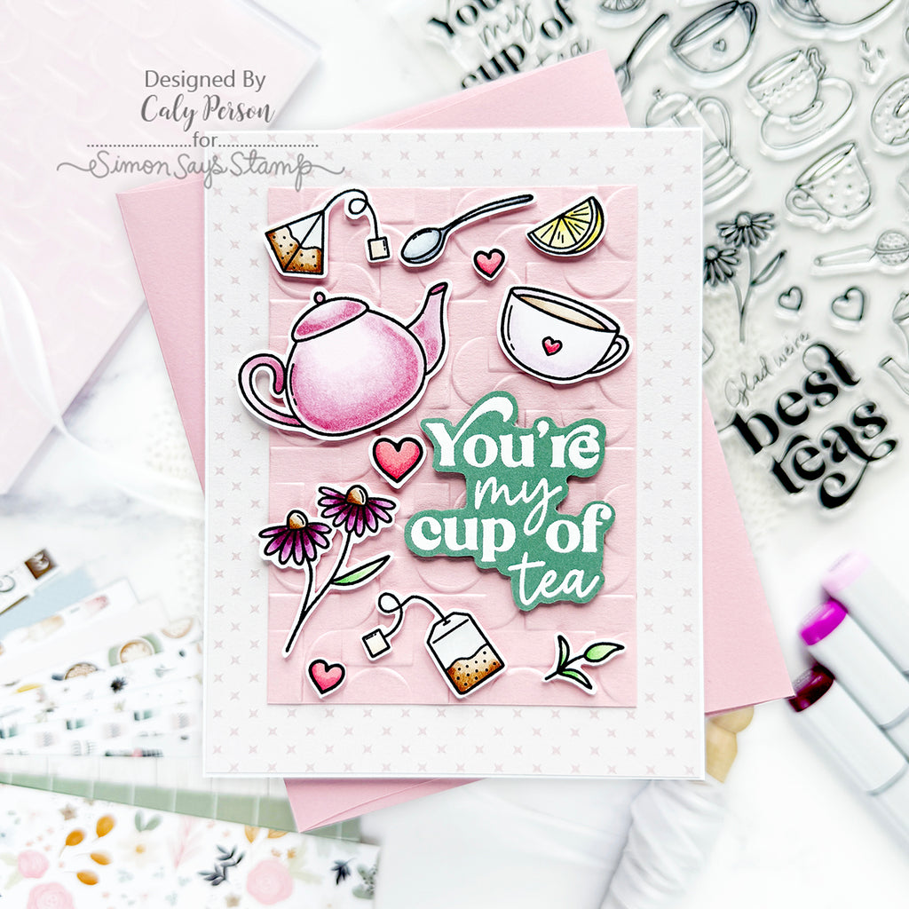 Simon Says Stamp Coordinating Dies Best-Teas 1426sdc Friend Card