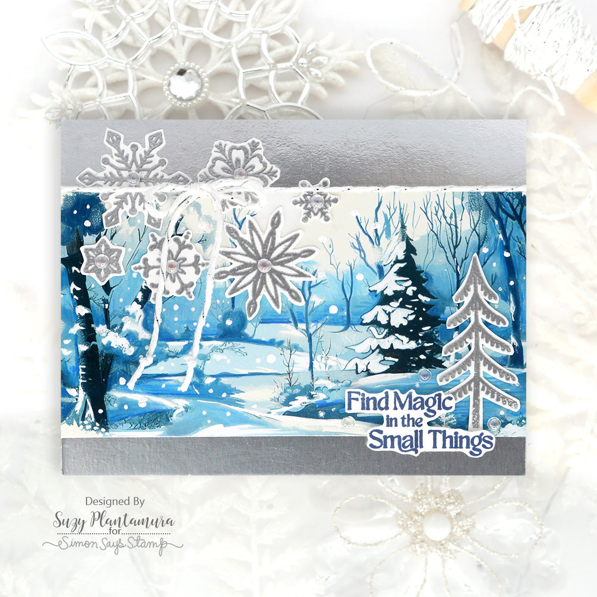 Simon Says Stamps and Dies The Small Things set1132st Winter Card | color-code:ALT05