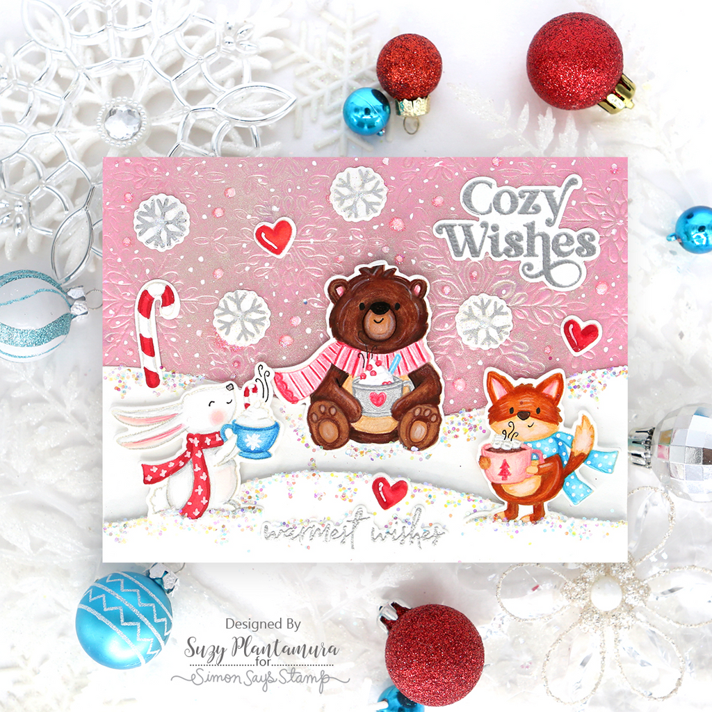 Simon Says Stamp Cocoa And Joy Wafer Dies sssd112963c Holiday Card | color-code:ALT02