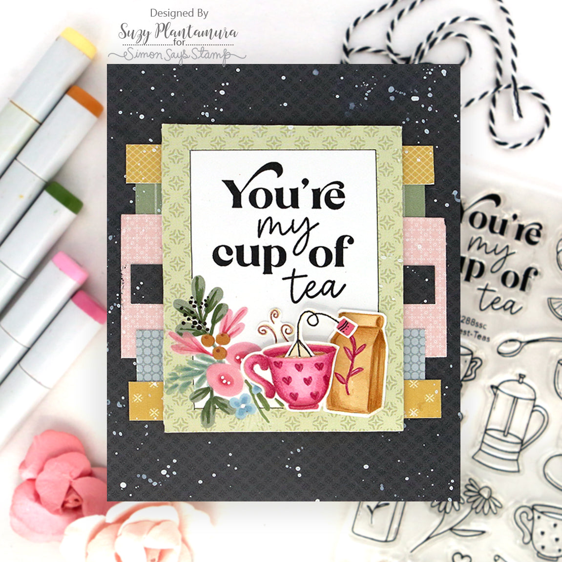 Simon Says Stamps and Dies Best-Teas set1020bt Friend Card | color-code:ALT11