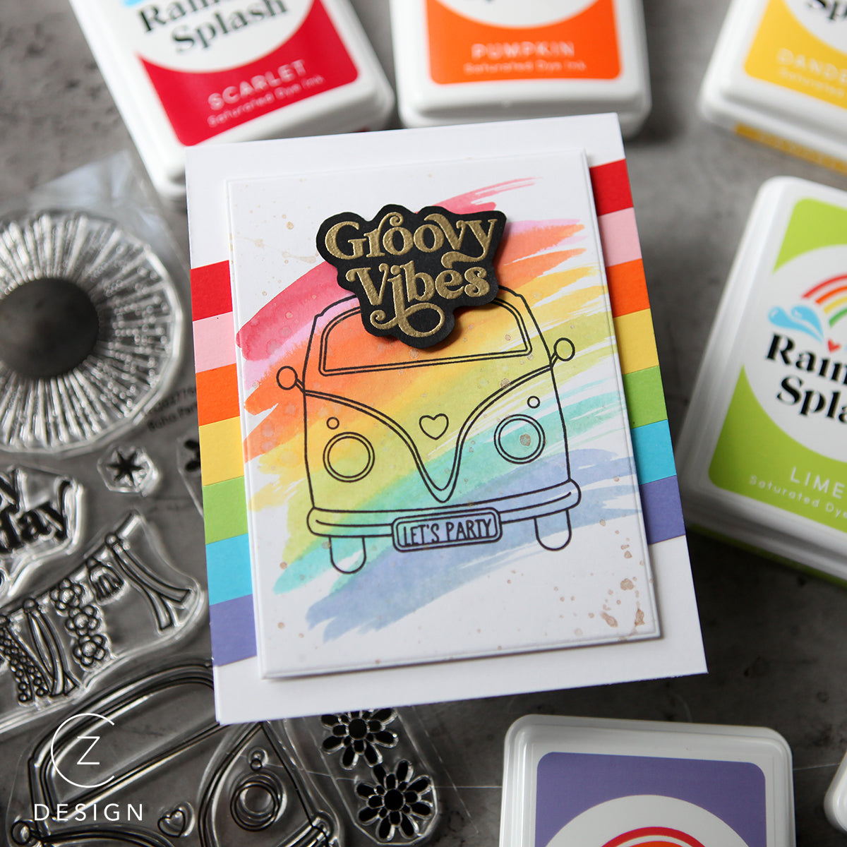 Simon Says Stamp Boho Party Wafer Dies sssd112917c Boho Birthday Card