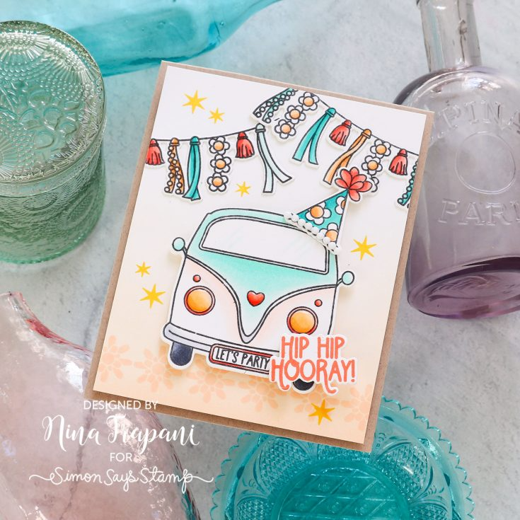 Simon Says Stamp Boho Party Wafer Dies sssd112917c Boho Birthday Card | color-code:ALT03