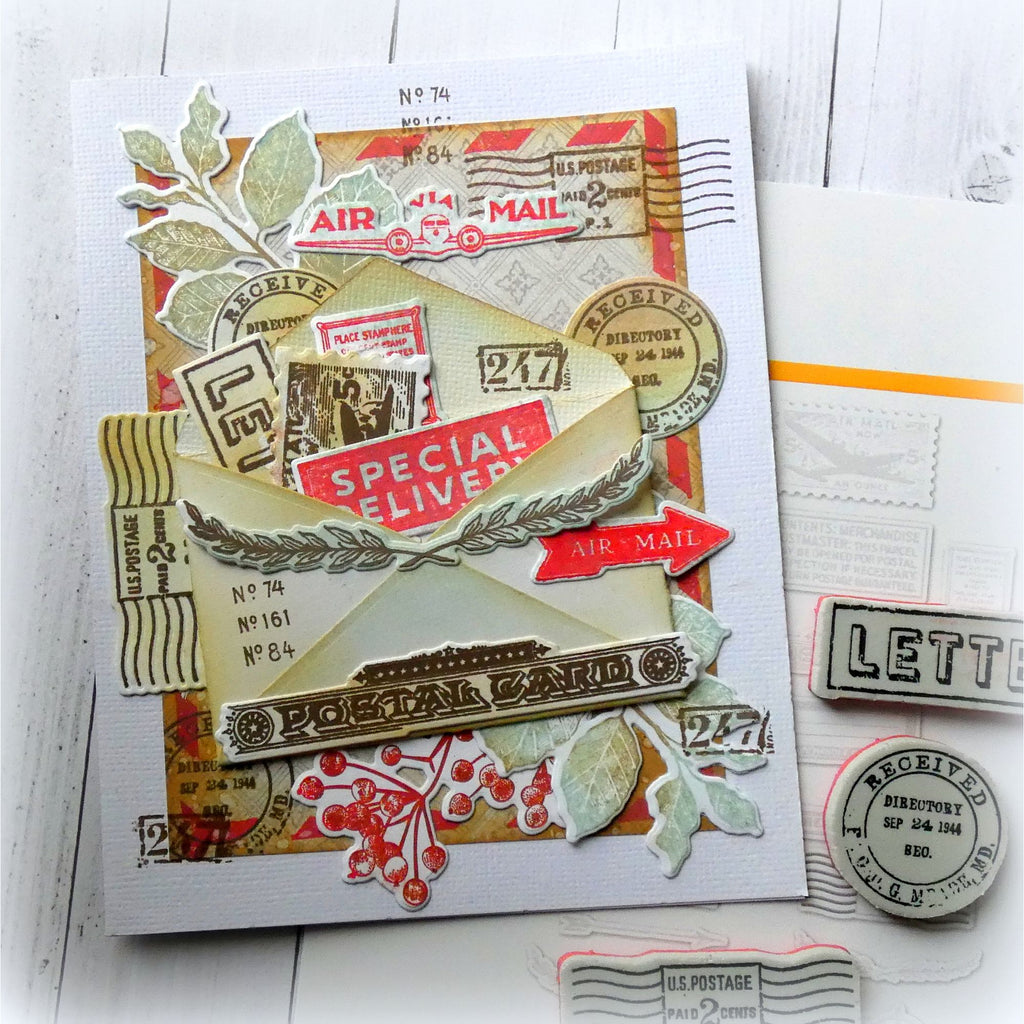 Simon Says Stamp Correspondence Wafer Dies 225sss Special Delivery Card | color-code:ALT10