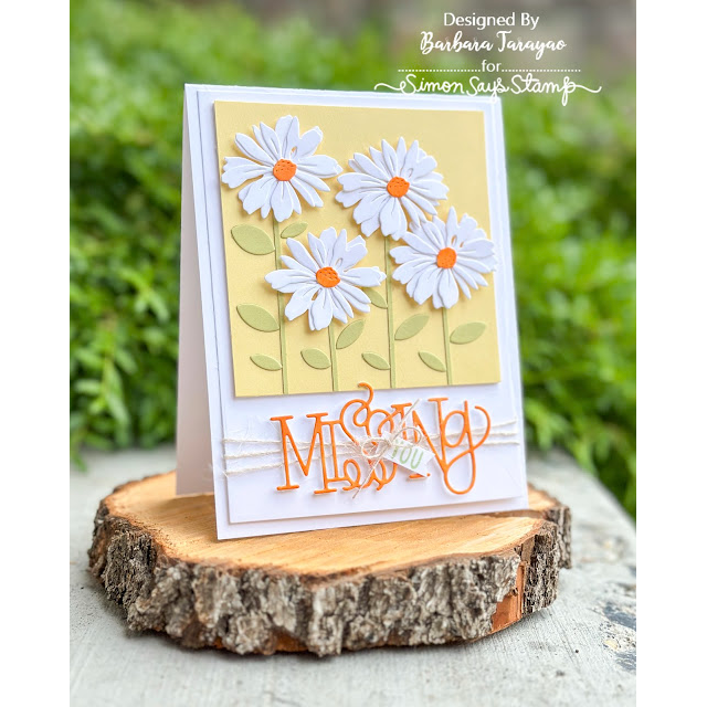 Simon Says Stamp Cosmos Duo Wafer Dies s929 Cheering for You Miss You Card | color-code:ALT09