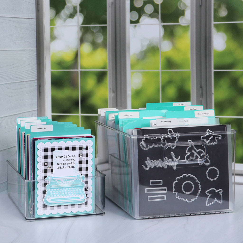 Best Craft Organizer Small Acrylic Crate bcocrates both crates